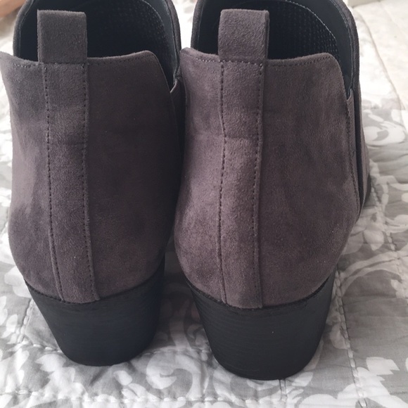 Style & Co Gray Suede 2.5" Stacked Heel Boot - Picture 10 of 10